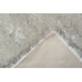 thumbnail image 2 of Ghouse Rectangular White With Grey Tips Area Rug 2x3 feet, Thick and Fluffy Faux Sheepskin Machine Washable Rectangular Plush Carpet, Faux Sheepskin Rug for Living Room, Bedroom, Kids Room, 2 of 7