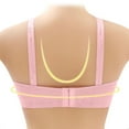 thumbnail image 4 of Women's Push Up Lace Bra - Underwire Thick Padded Add 2 Cups, Deep V Plunge Sexy Bra, Full Coverage Lift Up for Low-Cut Outfits Pink 40, 4 of 5