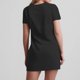 thumbnail image 5 of Vestido Corto de Verano de Moda de Color Sólido Vestido Casual de Cuello en V de Manga Corta, Desgaste Ligero de Poliéster para las Mujeres, Lavado de Manos, 5 of 7