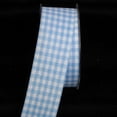 thumbnail image 2 of The Ribbon People Baby Blue and White Gingham Cut Edge Ribbon 1.5" x 132 Yards, 2 of 2
