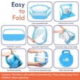 thumbnail image 2 of Corral para Animales Pequeños Pawaboo Impermeable Azul Claro, 2 of 8
