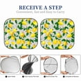 thumbnail image 6 of Balery 2 Piece Lemon Seamless Pattern Oil Painting Effect Car Windshield Sun Shade|Foldable Front Windshield Shade for Car Front Window for Most Sedans SUV Truck-Small, 6 of 7
