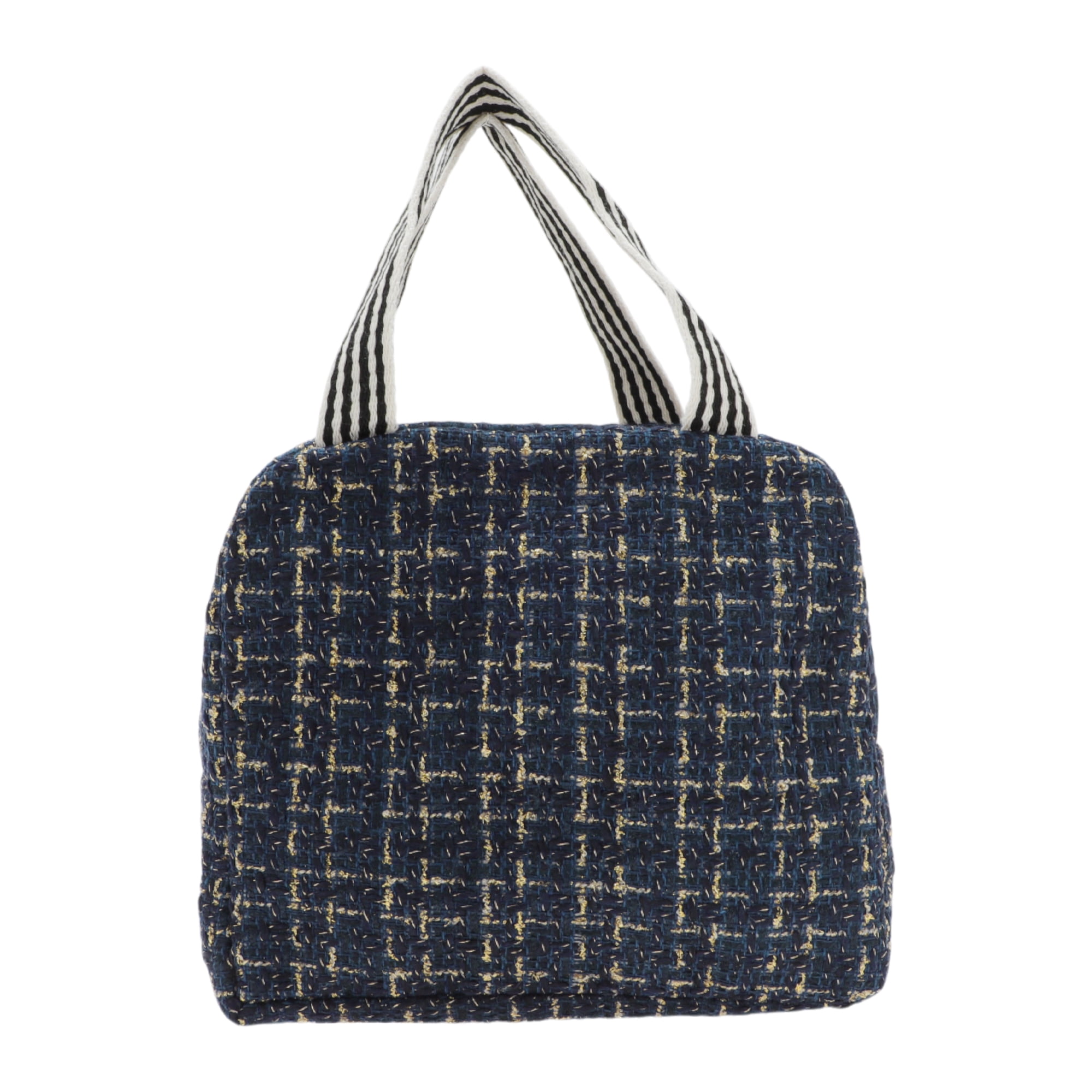 Unique Bargains Thermal Lunch Bag for Work 9.06"x5.51"x7.87" 1 Pc Navy