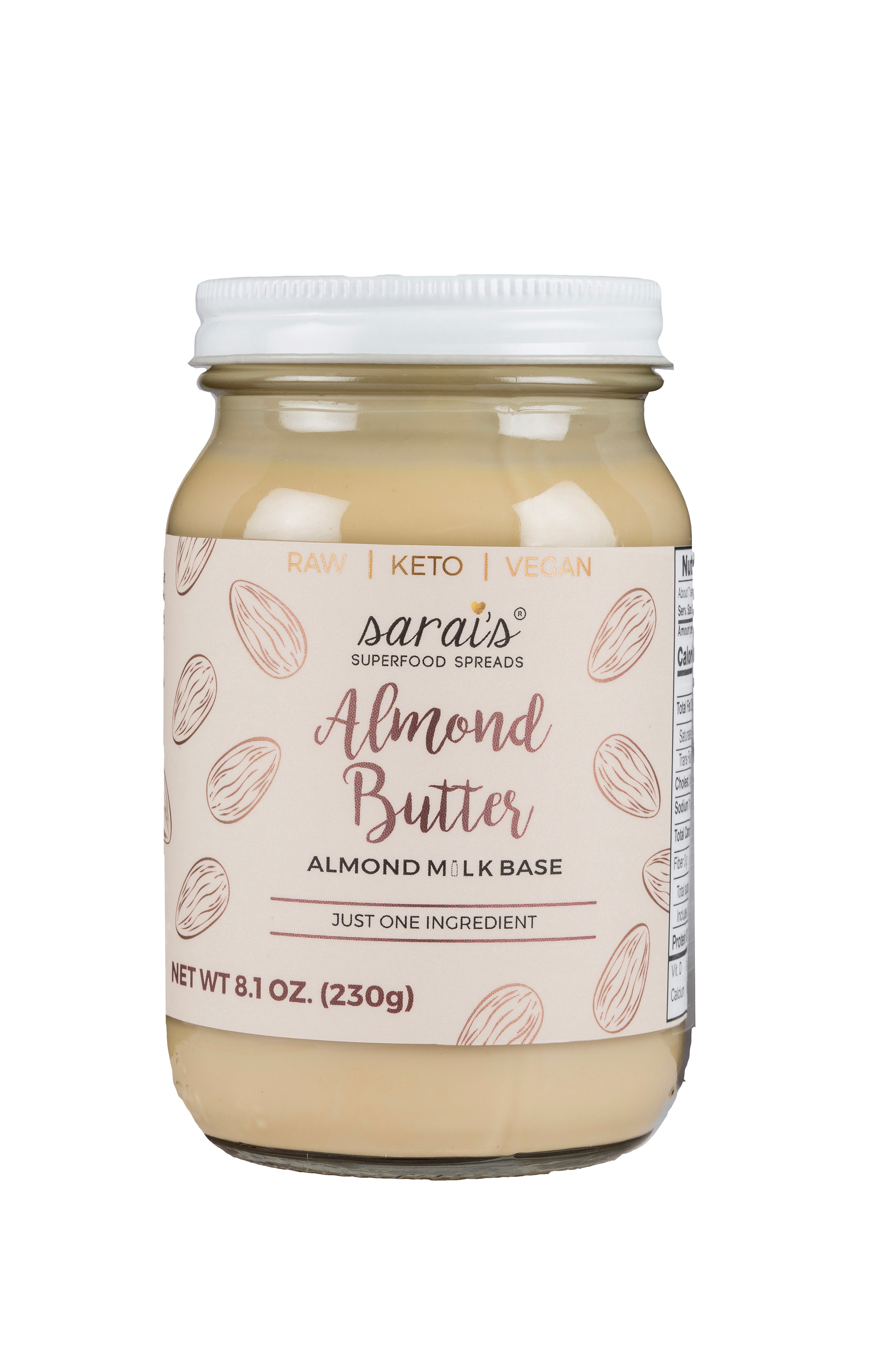 Sarai's Spread Almond Butter