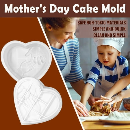 

WANYNG Baking 2PCs Cake Mould Muffin Day Cupcake Silicone Mother s Chocolate DIY Cake Mould