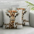 thumbnail image 3 of Giraffe Pillow Covers,Funny Giraffe Pillow Covers Frogs Decor Throw Pillow Covers,Giraffe Gifts for Giraffe Lovers Women,Giraffe Gifts, 3 of 5