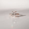 thumbnail image 2 of solitaire jewels 3.75CT Oval Moissanite Solitaire Engagement Ring For Women, 14K Rose Gold, 2 of 7