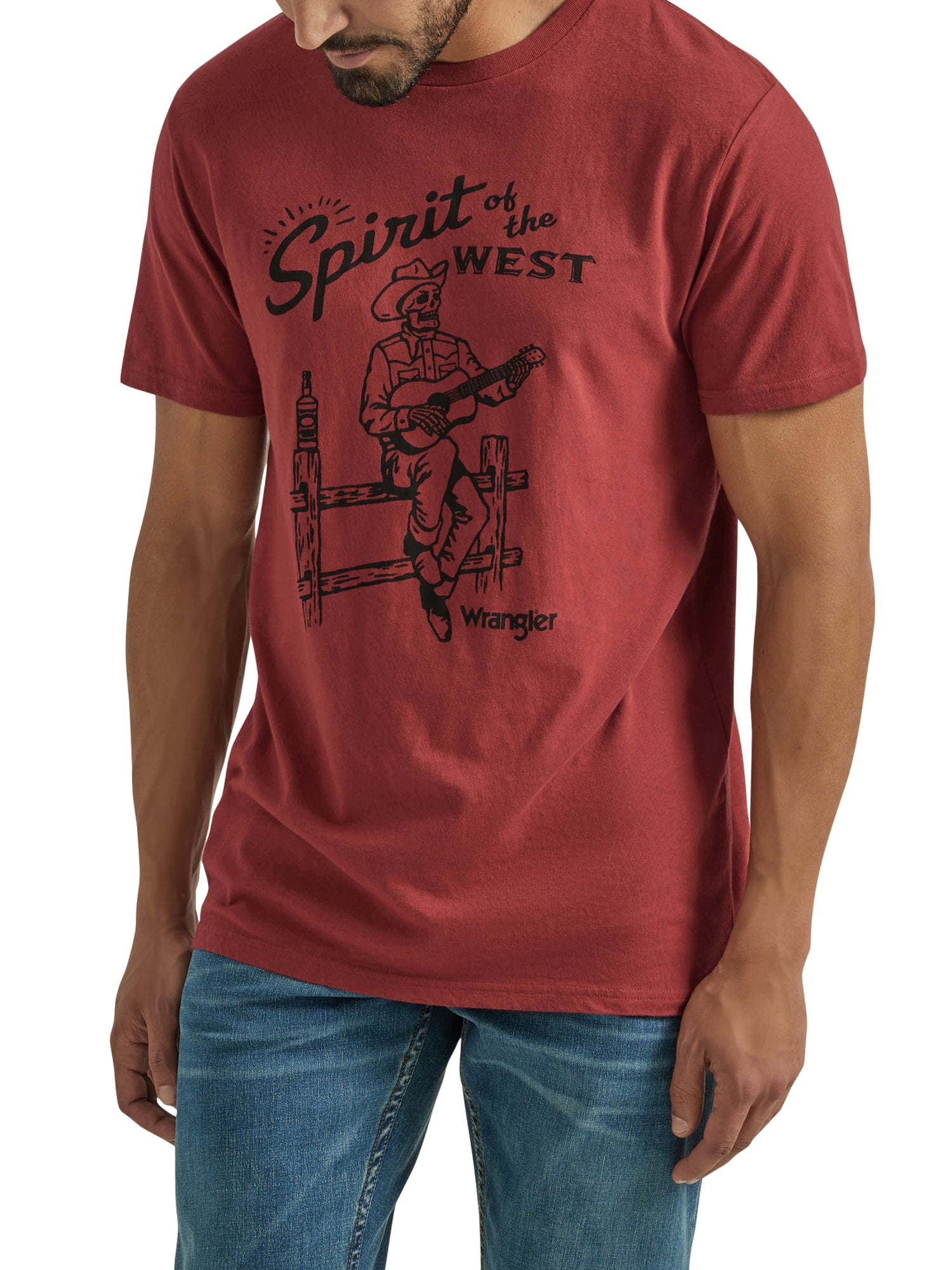 MAGLIETTA T-SHIRT MANICA LUNGA UOMO WRANGLER NERA BLU RIGHE.con SCRITTA COTONE