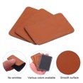 thumbnail image 4 of Unique Bargains 3' x 2' PU Leather Hat Patches, 20 Pcs Rectangle, Brown, 4 of 5