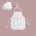 thumbnail image 4 of MEZZALL Baby White Chef Photography Prop Baby Photo Props Outfits Hat Apron Chef Classic Dailywear, White, 6-12 Months, 4 of 8