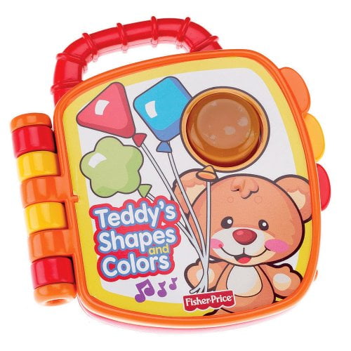 FisherPrice Laugh & Learn Teddy's Shapes & Colors Book, Introduces