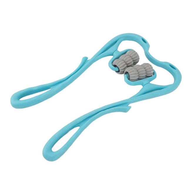 Masajeador De Columna Cervical, Estimulación De Puntos De Acupuntura Multifuncional, Masajeador De Cuello Ligero Con 6 Rodillos, Sensación Cómoda Para Calmar Y Relajar El Cuerpo