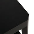 thumbnail image 6 of Kate and Laurel Talcott Modern Rectangle Wood Side Table, 16 x 10 x 25, Black, Transitional Decorative Two-Tier End Table for Use as a Bedroom Nightstand or Living Room Accent, 6 of 8
