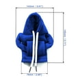 thumbnail image 4 of Car Gear Shift Hoodie, Universal Gear Shift Knob Cover, Hoodie For Car Shifter, Automotive Manual Interior Cute Gadgets, Car Interior Accessories And Decorations-Blue, 4 of 5