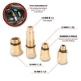 thumbnail image 2 of Performance Tool W80577 Compression Tester Spark Plug Adapters Set, 2 of 7