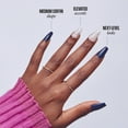 thumbnail image 4 of Kiss Glam 3D & Jeweled Press On Nails , ‘Starry Serenade’, White, Medium Coffin, 32 Count, 4 of 13