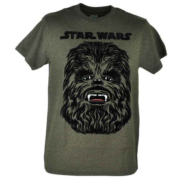 Chewbacca Chewy Felt Movies Episodes Heather Brown Tshirt Tee Large ...