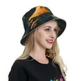 thumbnail image 6 of Pofeuu Hip-Hop Duck Print Bucket Hat for Women Men Reflective Bucket Hats Beach Summer Sun Hat Travel Fisherman Cap, 6 of 6