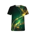 thumbnail image 4 of Mens Short Sleeve T-Shirt Vintage Designer Printed Shirts Summer Round Neck Casual Tee Tops Retro Style Men's Short Sleeve Top, 4 of 5