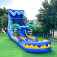 thumbnail image 3 of XJUMP  Surf Beach Inflatable Single Lane Water Slide, 3 of 8