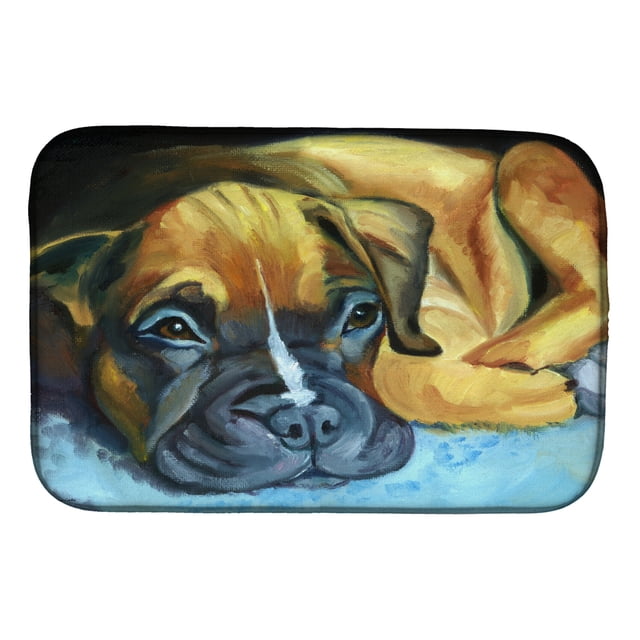 Esterilla para secar platos para cachorros Boxer de Caroline's Treasures, 14 "x 21", multicolor Caroline's Treasures 7401DDM