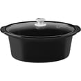thumbnail image 2 of 4Qt Slow Cooker, 210W Crock Pot with Keep Warm Function, Removable Stoneware Insert, Temperature Control, Glass Lid_Intexca, 2 of 3