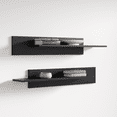 thumbnail image 2 of Fly Modular Wall Mounted Floating Shelf (Type-MX) Black, 2 of 7