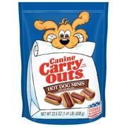 Canine Carry Outs Hot Dog Minis Dog Treats, 22.5oz Bag