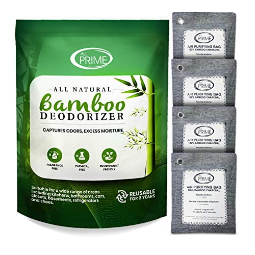 Buy MAPPERZ Charcoal Bags Odor Absorber with Bamboo Charcoal Air Purifying  Bags for CarHome 200g4 Pack Online at Best Prices in India  JioMart