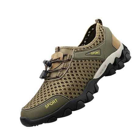 

autumn winter shoes Men s Breathable Casual Hollow Mesh Sports Shoes Outdoor Hiking Shoes