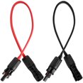 thumbnail image 1 of 2Pcs Solar Extension Cable 15inch with Female and Male Connector Adapter Kit Solar Panel Cable Wire Waterproof Solar Panel Adapter Cable, 1 of 7