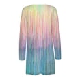 thumbnail image 5 of QUYUON Light Weight Cardigan Open Front Summer Clearance Long Sleeve Open Front Cardigan Dressy Cardigans Dresses Pocket Cardigan Jacket Style Q-3125 Fall Cardigan Sweater Outerwear Coat Light Blue XL, 5 of 5
