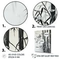 thumbnail image 3 of Designart "Wild Bamboo In Black And White I" Bamboo Floater Framed Canvas Prints, 3 of 5