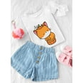 thumbnail image 3 of Cute Pumpkitty. Pumpkin Costume T-Shirt Toddler -Image by Shutterstock,  4 Toddler, 3 of 4
