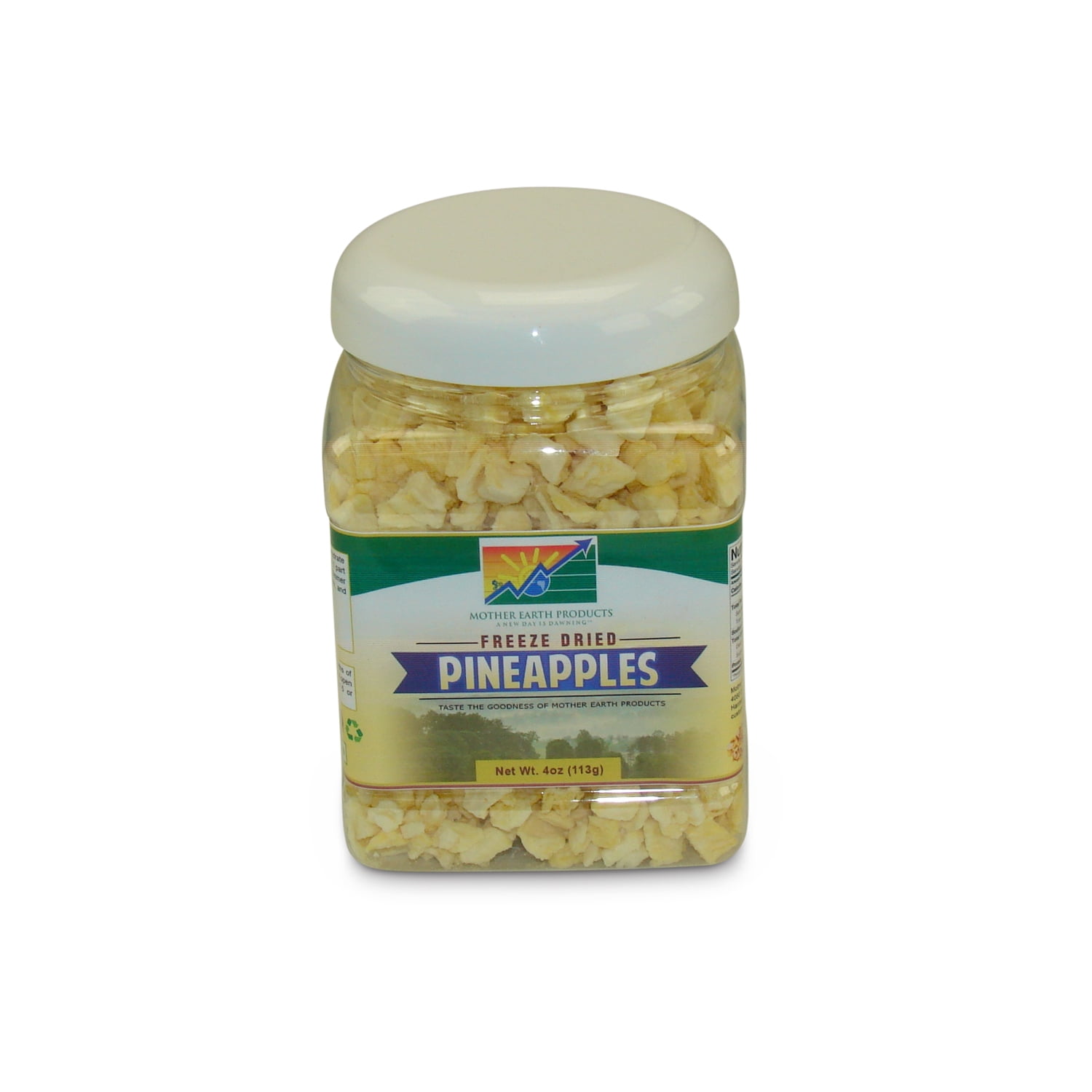 Mother Earth Products Freeze Dried Pineapples, jar