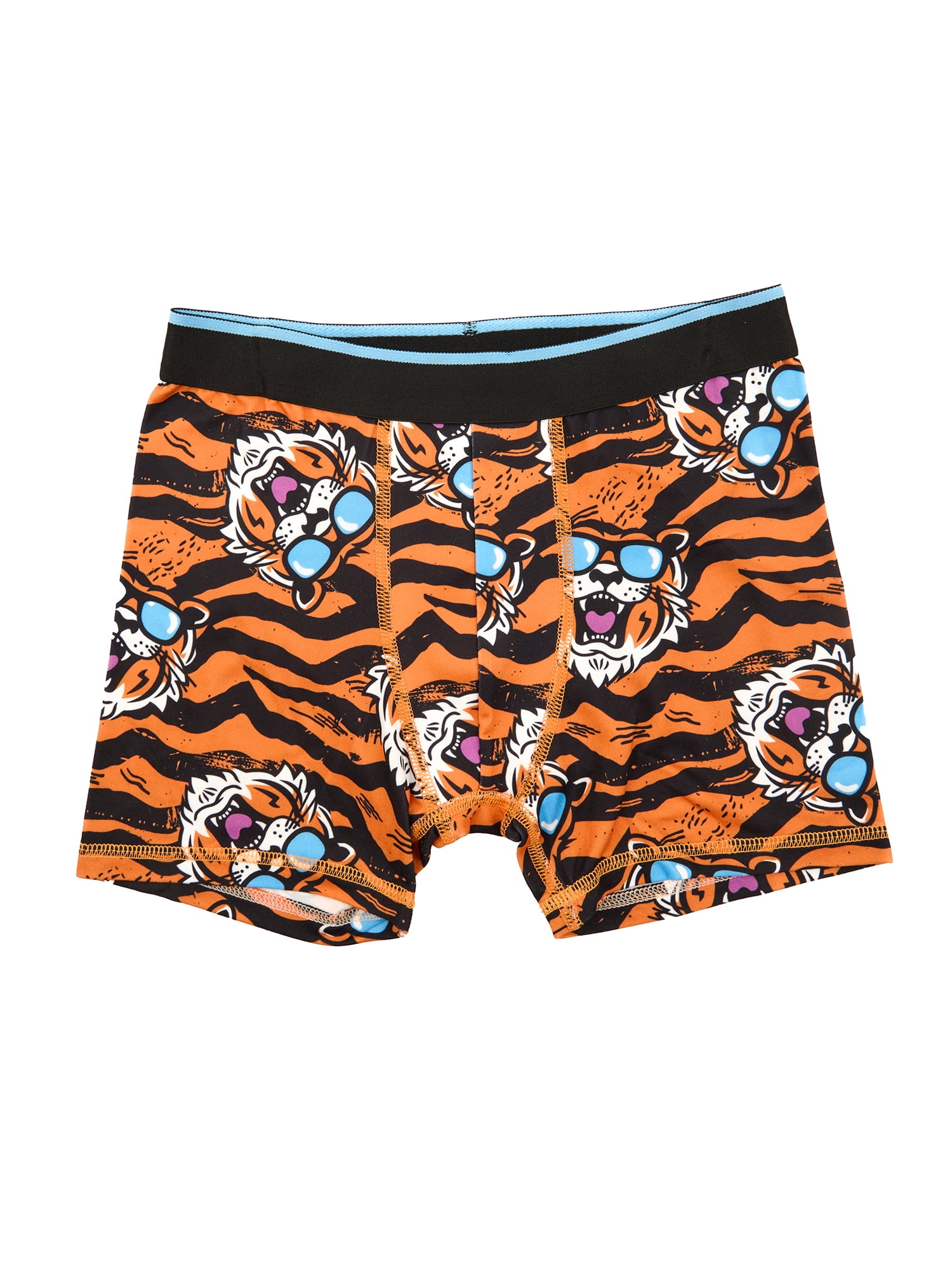 Wonder Nation Boys Boxer Brief Animals Underwear, 4-Pack, Sizes S-XL