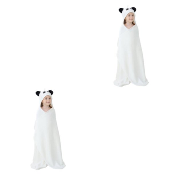 Sonducket Hogar niños Toalla de baño Chinlon niños absorbente de agua estilo de dibujos animados Adorable albornoz bata de ducha Ponchos Type6 NO6