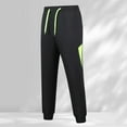 thumbnail image 2 of Fgnfyis Men's Casual Pants Loose Large Size Casual Sports Pants Drawstring Pants Spring Summer and Fall Nine Minute Pants Trousers for Men Black XL, 2 of 7