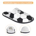 thumbnail image 3 of Fotbe Soccer Ball Pantuflas Peludas para Mujer con Estampado, Zapatillas de Peluche, Zapatos de Invierno para Casa, Uso Interior y Exterior-Medium, 3 of 8