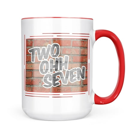 

Neonblond 207 Portland ME brick Mug gift for Coffee Tea lovers