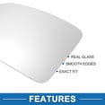 thumbnail image 3 of Reemplazo de vidrio del espejo calefaccionado del lado izquierdo Unique Bargains para Volvo XC40 2017-2021, 3 of 6