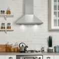 thumbnail image 2 of Cosmo COS-6324EWH 24 in. Ducted Wall Mount Range Hood in Stainless Steel with LED Lighting and Permanent Filters, 2 of 13