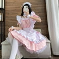thumbnail image 5 of Women's Cute Princess Dresses for Girls Kawaii Dress Anime Maid Attire Cosplay Dress with Apron and Other Accessories, 5 of 7