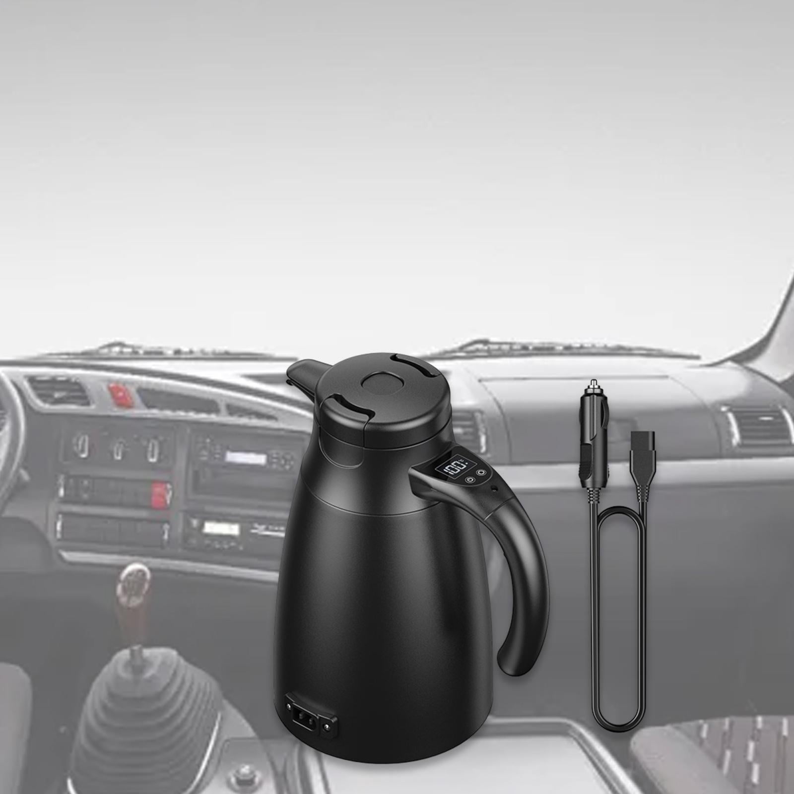 TISHITA Car Kettle Boiler Stainless Steel Hot Water Bottle Car Coffee Warmer Water Boiler Car Electric Kettle 12 V 24 V