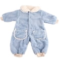 thumbnail image 1 of Mono para bebé, mono para bebé, traje de una pieza de terciopelo coral para bebé, mono infantil de forro polar Lograr más, 1 of 8