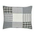 thumbnail image 3 of VHC Brands Sawyer Mill Patchwork Standard Sham, Black, 21x27, 3 of 6