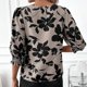 thumbnail image 4 of Eres Más Que una Camisa de Puntuación de Prueba, Verano Suelto Casual Cinco Cuartos de Manga Cuello Redondo Impreso para Mujeres, 4 of 6