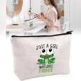 thumbnail image 2 of Sac Cosmétique Imprimé Numérique Polyester Sac de Rangement Portable pour Sœurs, 2 of 8