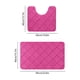 thumbnail image 3 of Juego de alfombras para inodoro con base antideslizante de látex en forma de U – Alfombra absorbente de secado rápido para baño, ducha, bañera y lavabo – Alfombra de baño lavable, 3 of 6