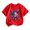 AB274 Red, variant on Bainana Boys Short Sleeve T Shirts Baseball Print Fashion Tops Big Kids Summer Tees